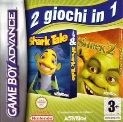 Cover 2-in-1 - Shark Tale & Shrek 2 for Game Boy Advance